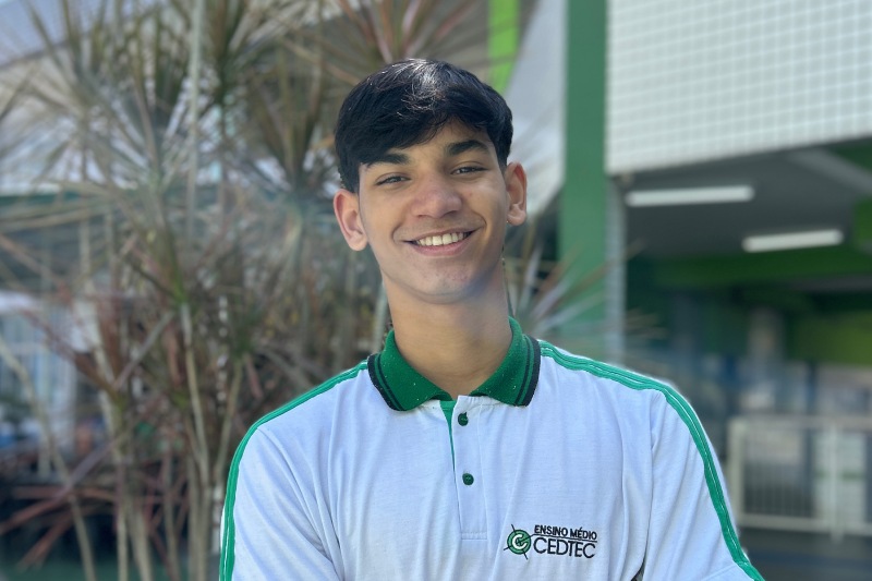 Kened Lucas - Aluno do CEDTEC